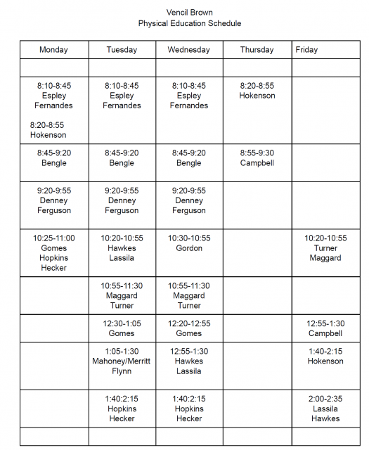 Bell Schedules - Roseville City School District